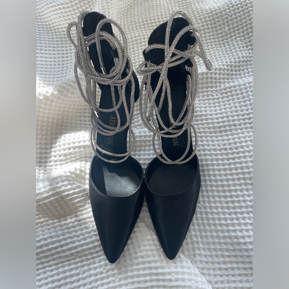 Azelea Wang Stiletto Rhinestone Cord Ankle Wrap. Brand New. - Picture 3 of 10